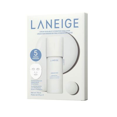 CREAM SKIN MILKY HYDRATION SHEET MASK (MASCARILLA FACIAL HIDRATANTE Y CALMANTE)